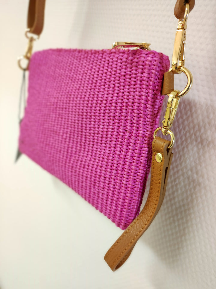 Clutch - Umhängetasche - Handtasche - pink