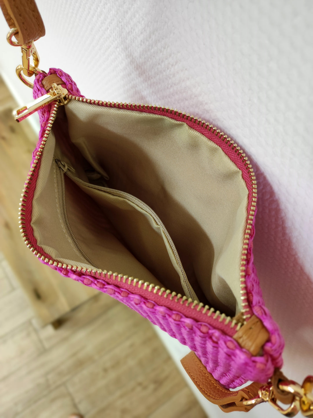 Clutch - Umhängetasche - Handtasche - pink
