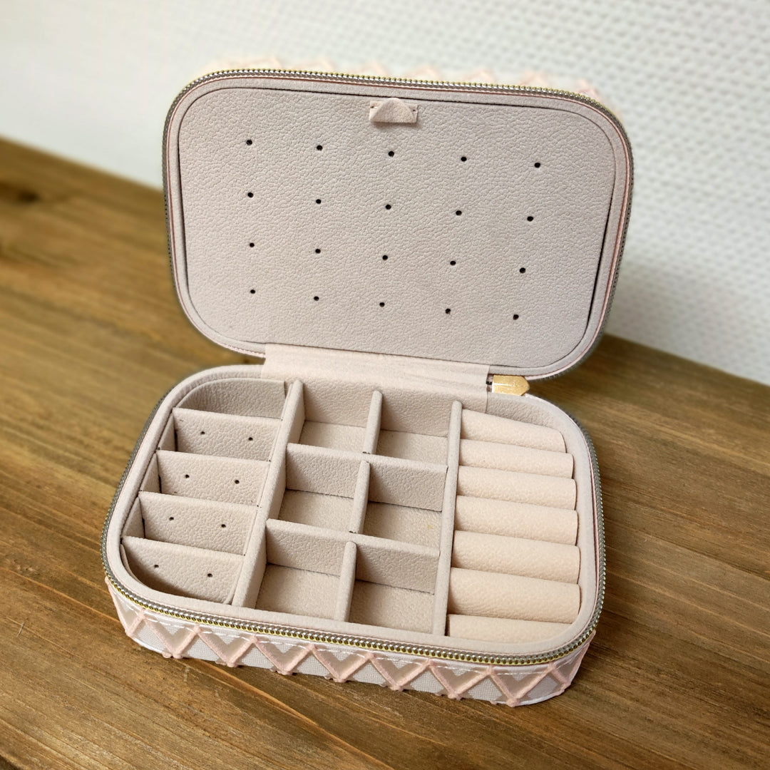 Schmucketui - Jewelry Box - Schmuckschatulle - rosa