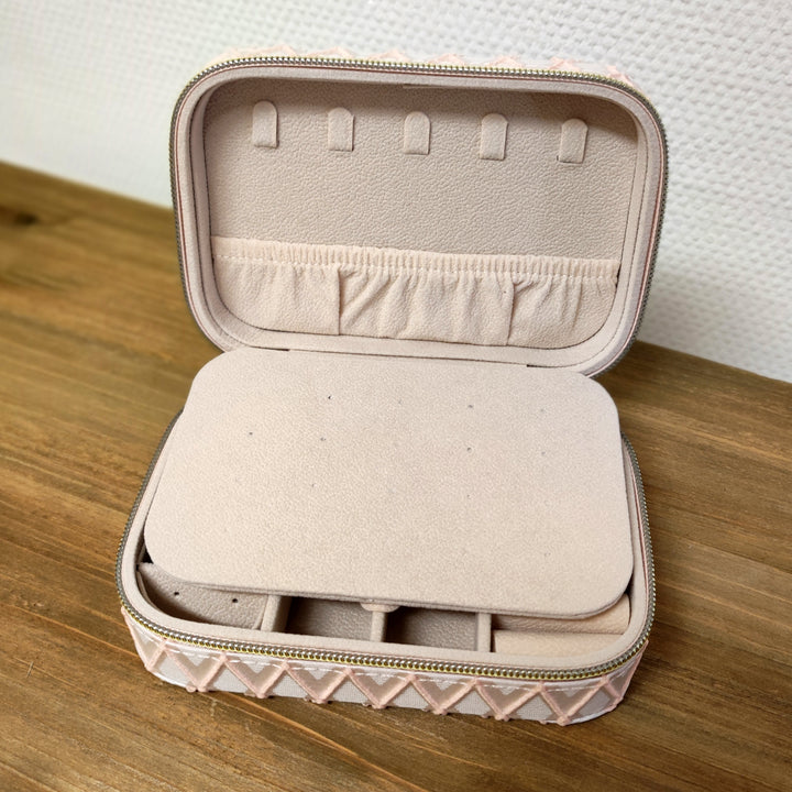 Schmucketui - Jewelry Box - Schmuckschatulle - rosa