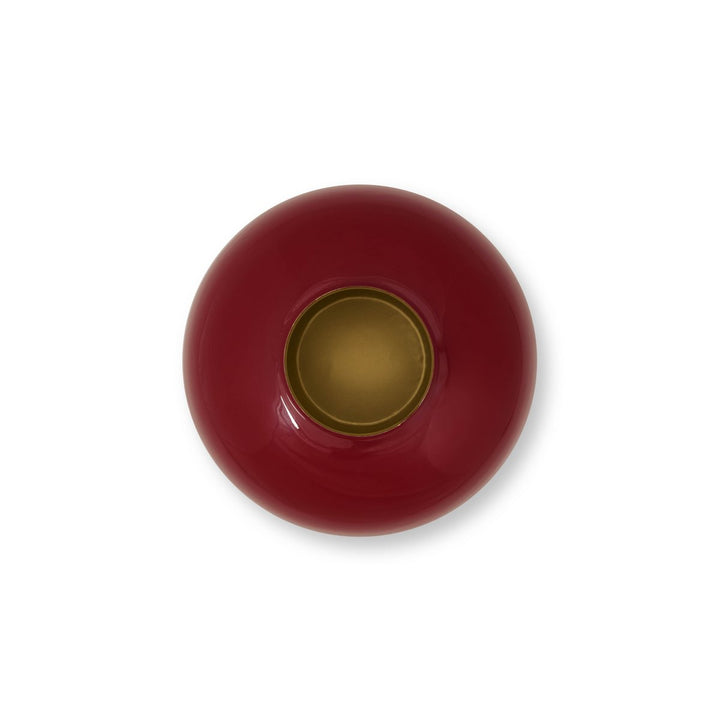 Vase Metal DARK RED 32cm