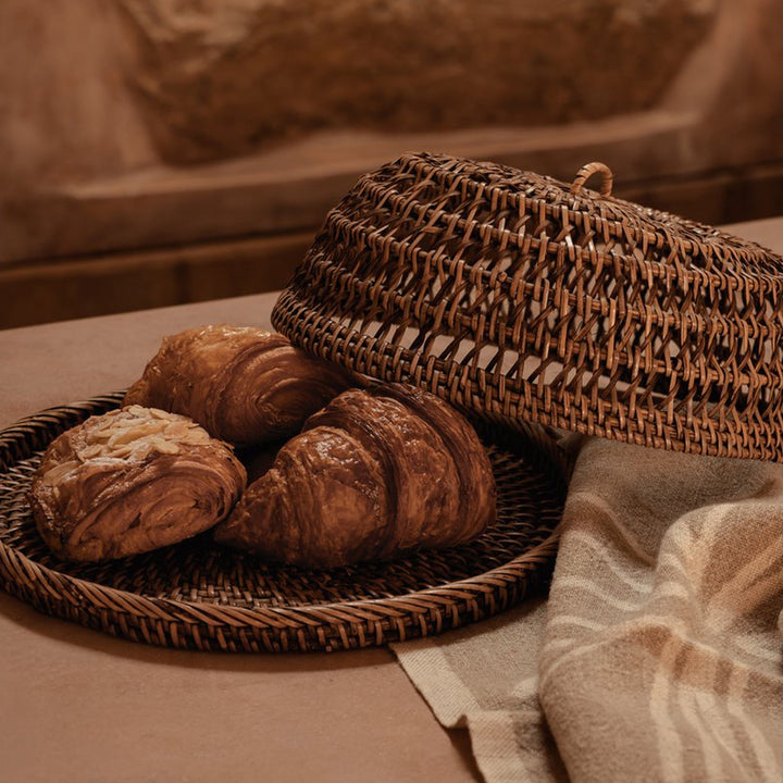RATTAN Abdeckhaube - Lebensmittelglocke