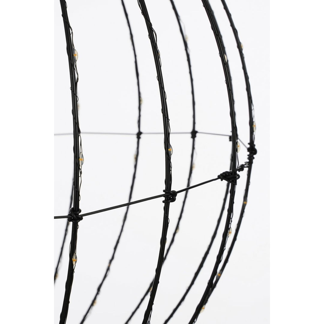 LED Weihnachtsdeko - Kugelrahmen - warmweiß - Ø40 cm