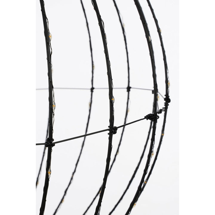 LED Weihnachtsdeko - Kugelrahmen - warmweiß - Ø40 cm