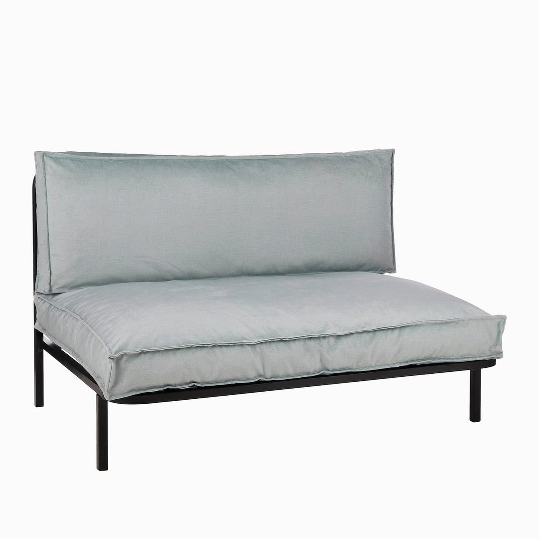 Celo Lounge-Sofa – Metall – Schwarz