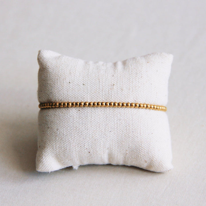 Armband - Steel Beads 3mm - Gold