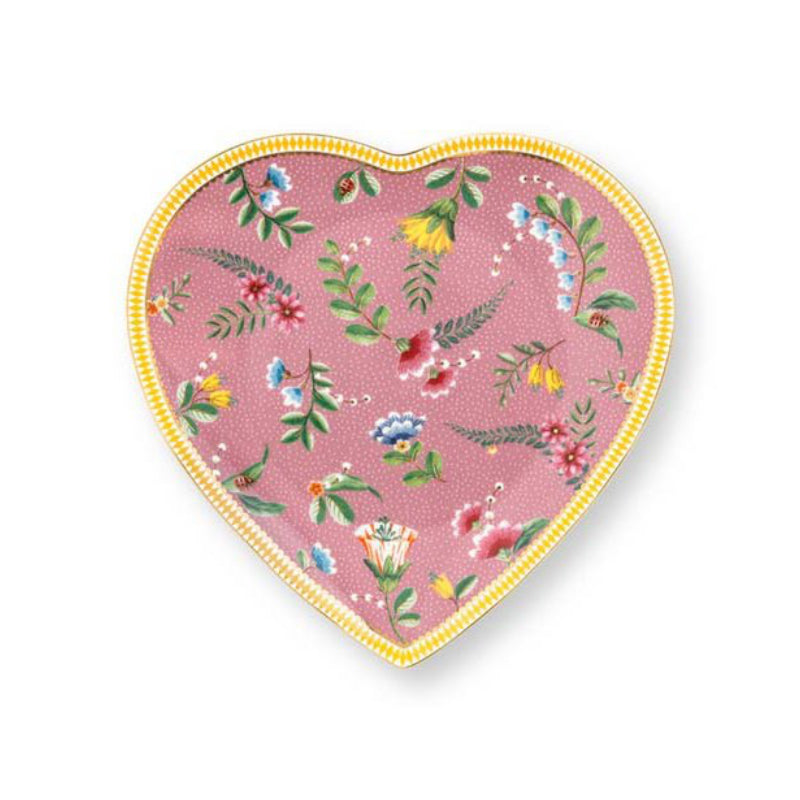Teller in Herzform LA MAJORELLE Pink - 2er-Set