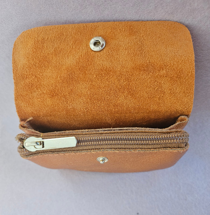 Geldbeutel BLUSH - Minitäschchen - Leder / Wildleder / Metallic