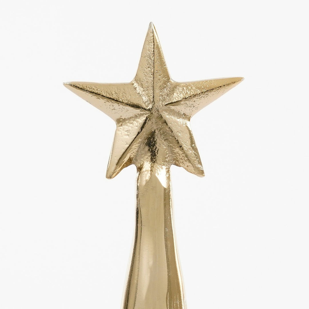 Deko Weihnachtsbaum - Aluminium - Gold - H43cm