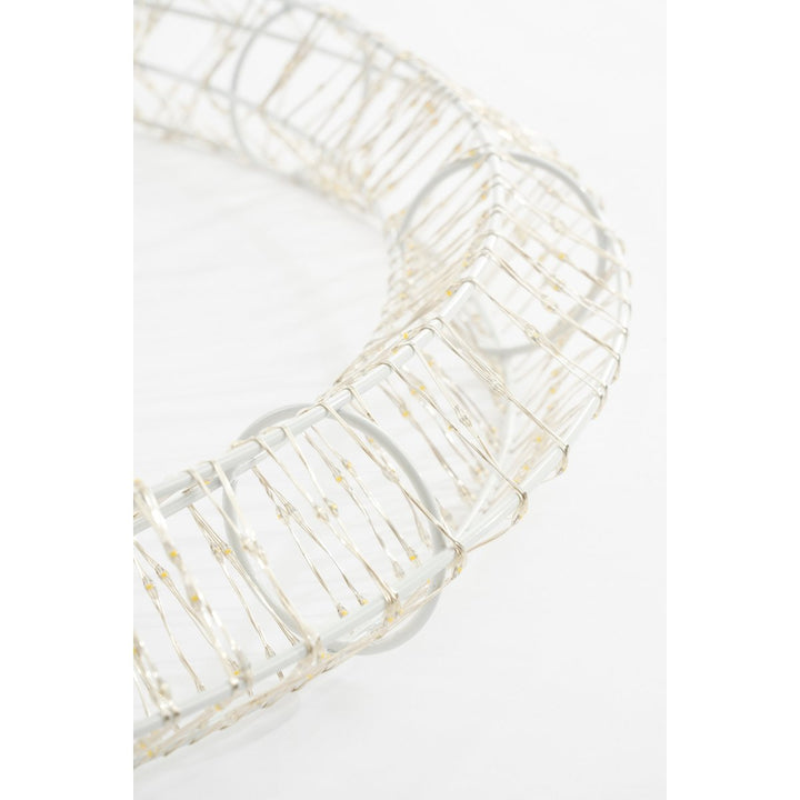 LED Weihnachtsdeko - Lichterkranz - warmweiß – Ø56 cm