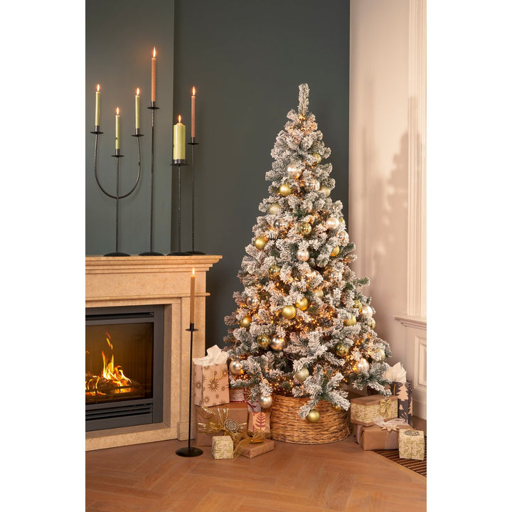 Weihnachtsbaum Korb faltbar - H26 x Ø58 cm - Seegras - natürlich braun