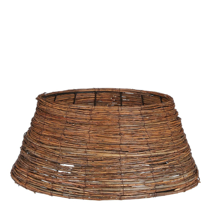 Ständerabdeckung - Weihnachtsbaum Korb - Weidenzweige - Ø50cm
