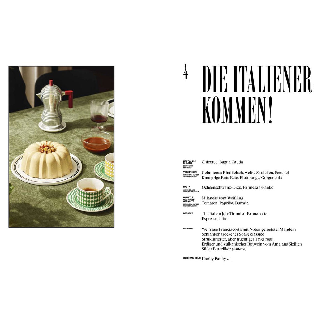 Buch DINNER PARTY - Für die glamourösesten Abende zu Hause | Kreative Rezepte & Party-Ideen