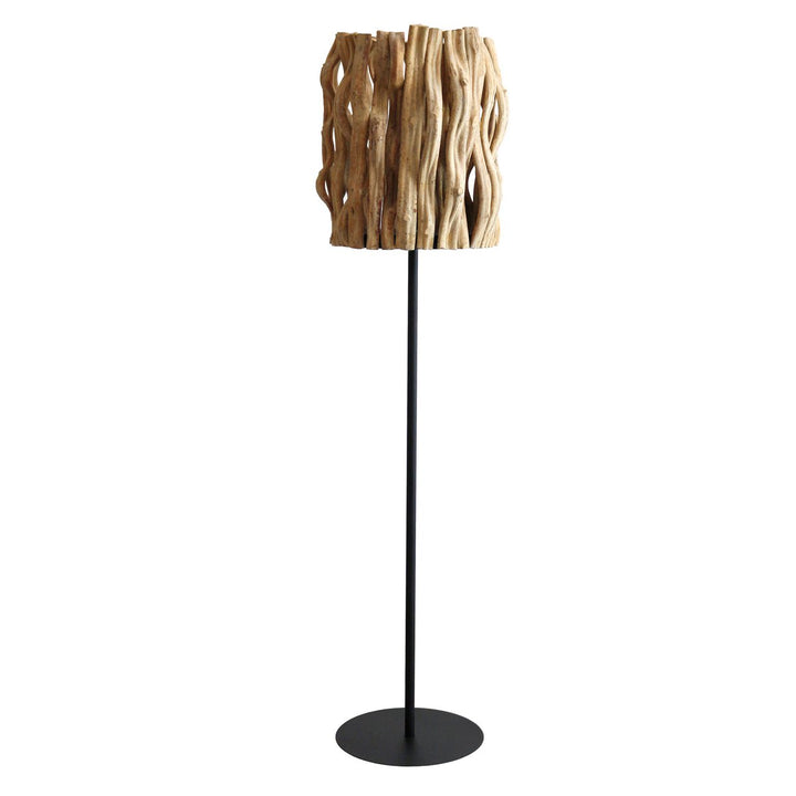 Stehleuchte WALT - Deko Lampe - Treibholz Natur 140cm