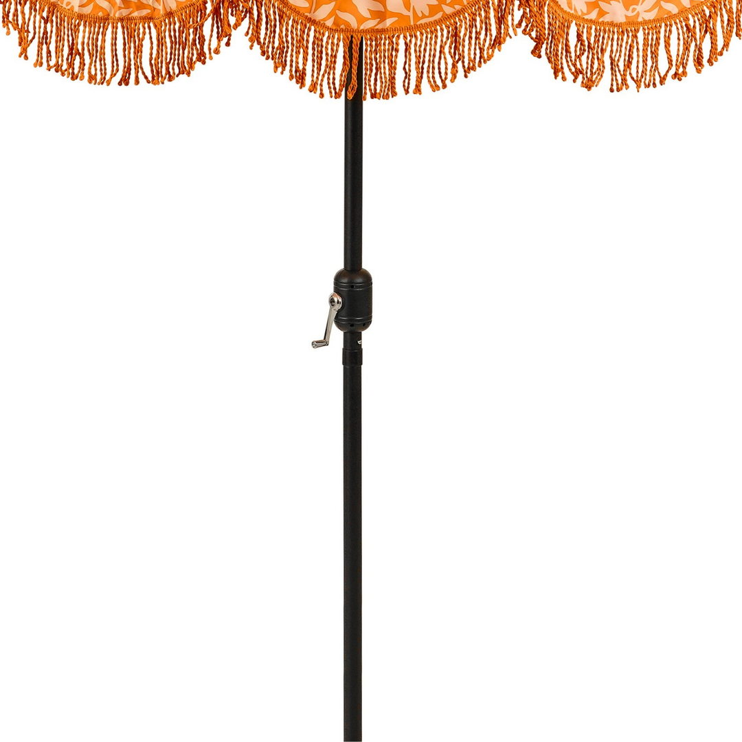 KELLY Sonnenschirm mit Floralmuster - Orange