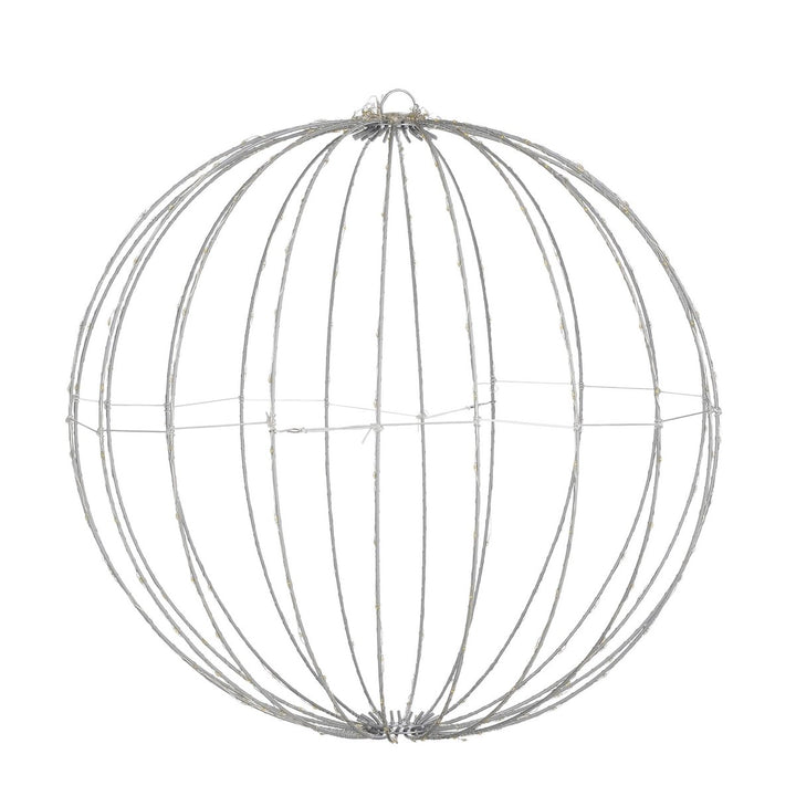 LED Weihnachtsdeko - Kugelrahmen - warmweiß - Ø50 cm