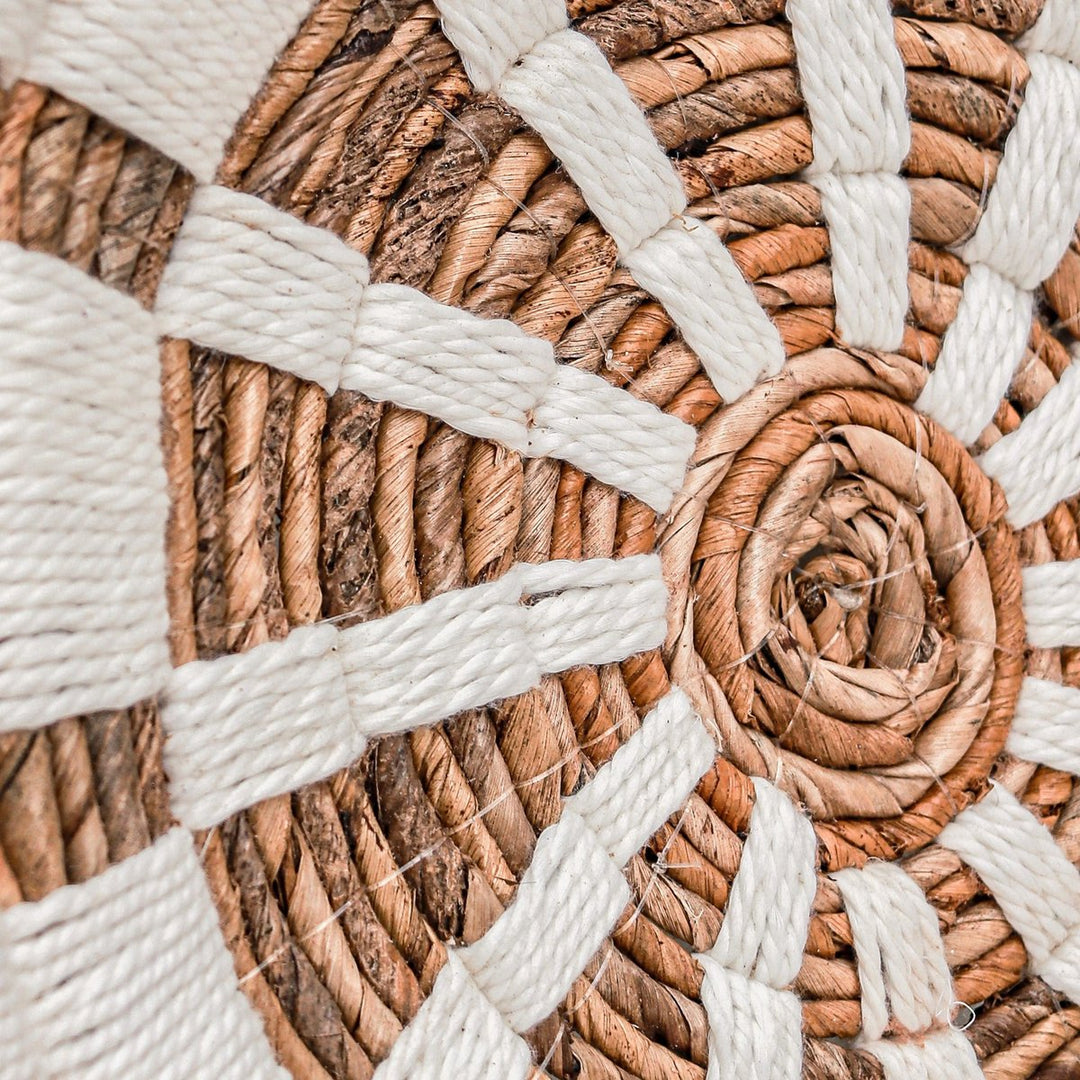 Boho Wanddekoration | Wandkorb | Dekoschale HUTAN aus Bananenfaser