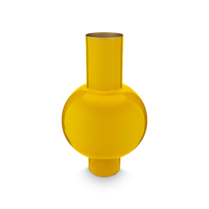 Vase Metal medium GELB 40cm