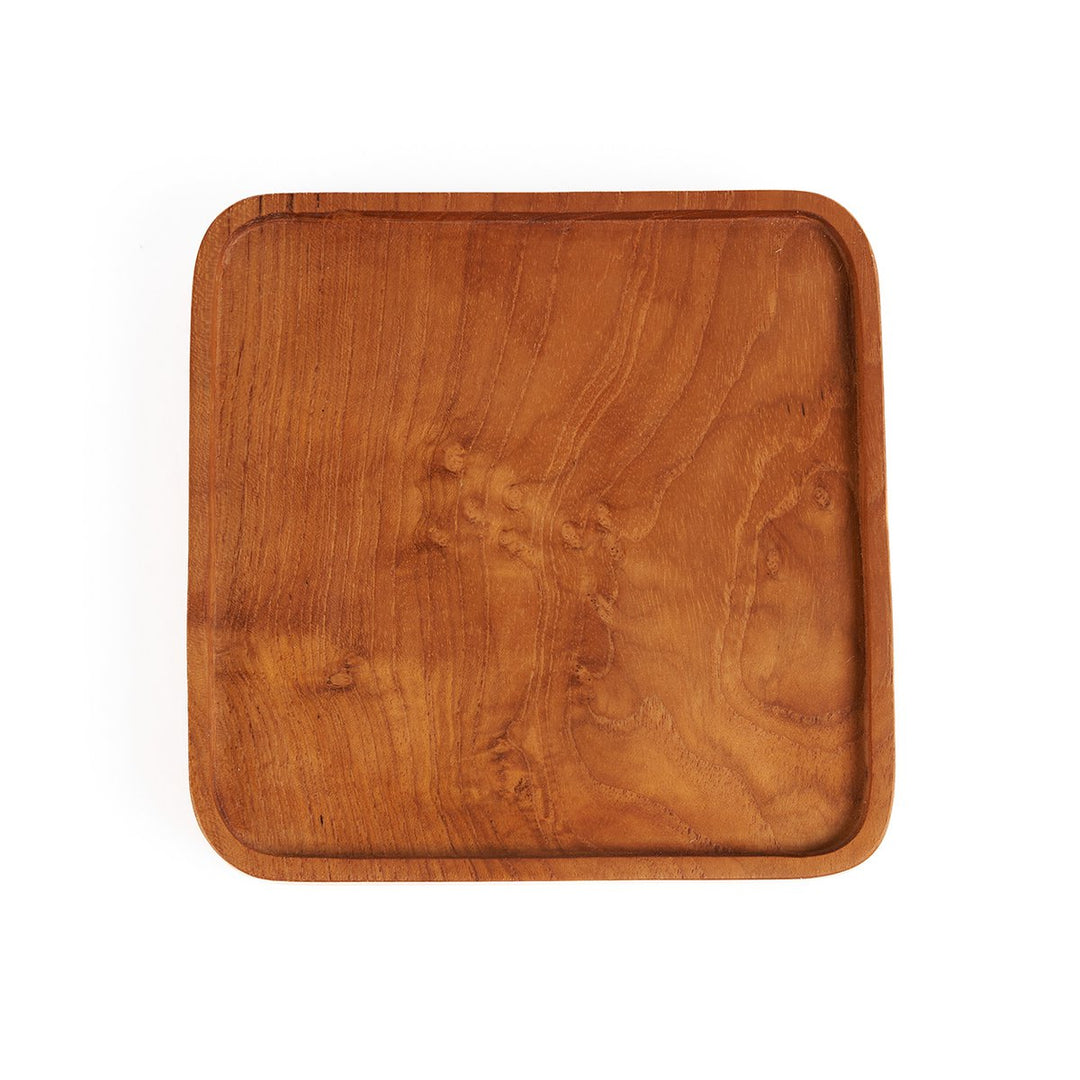 TEAK SQUARE Teller XS - Dekoteller 8,5cm
