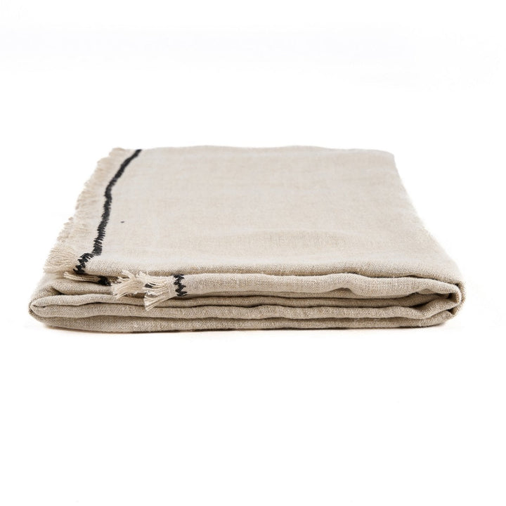 TUSCANY Tischdecke - Leinen Natur 150x250