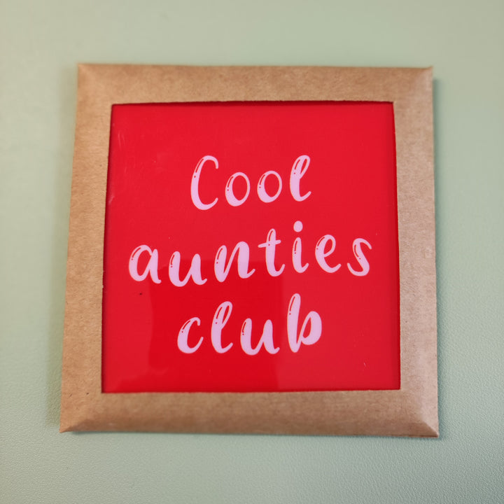 Fliese - Deko-Hänger COOL AUNTIES CLUB