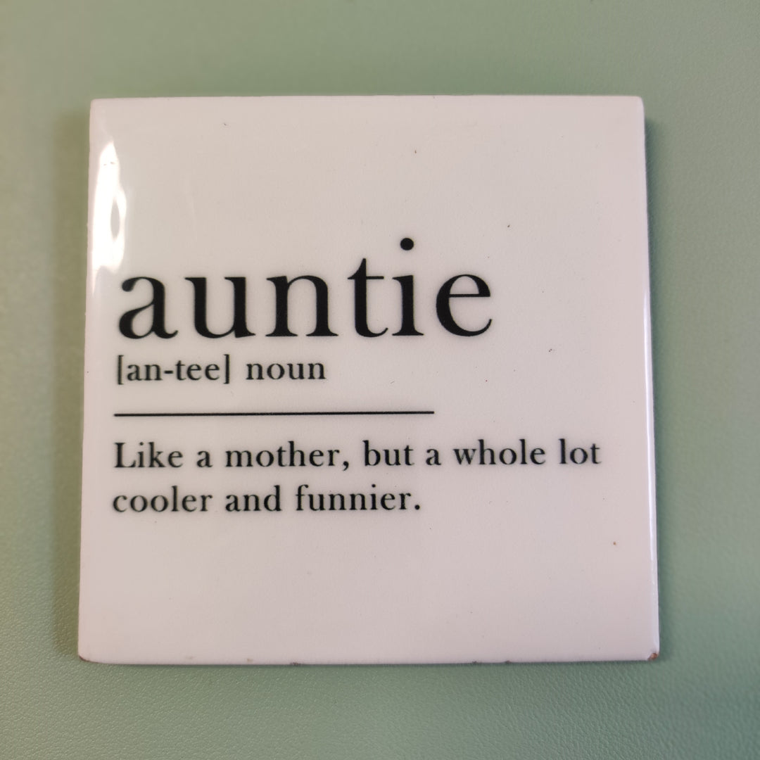 Fliese - Deko-Hänger AUNTIE Dictionary