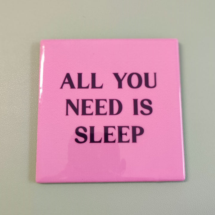 Fliese Deko‑Hänger ALL YOU NEED IS SLEEP – Humorvolles Deko-Statement