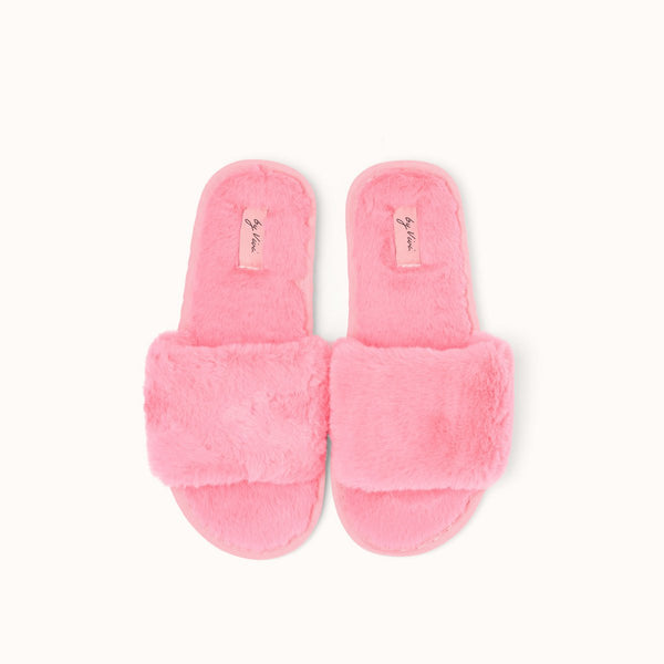Slipper Pink Flamingo | flauschig-stylischer Plüsch-Komfort