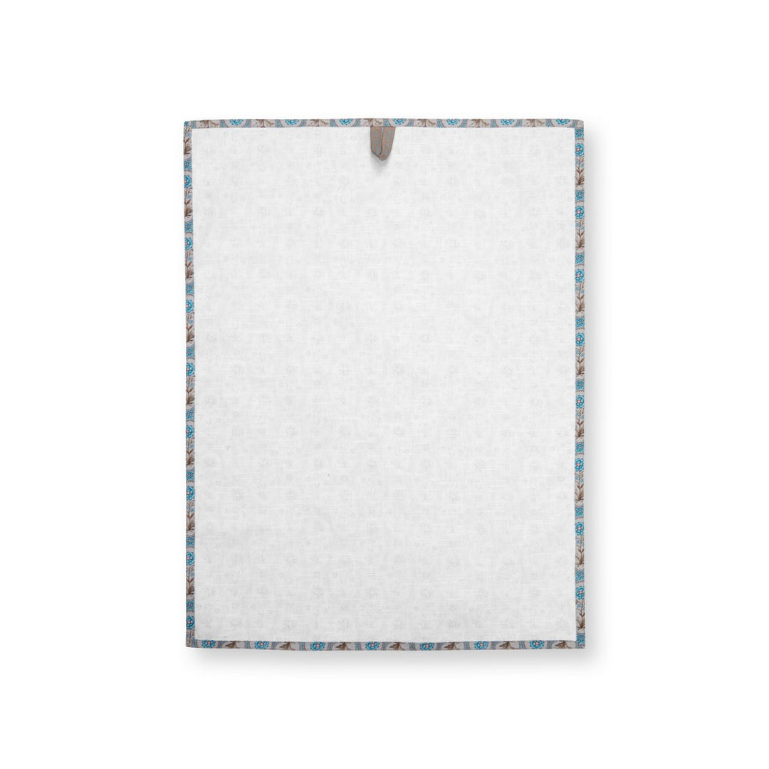 Geschirrtücher 2er-Set BLOOMING TALES Khaki-Blue 50x70cm