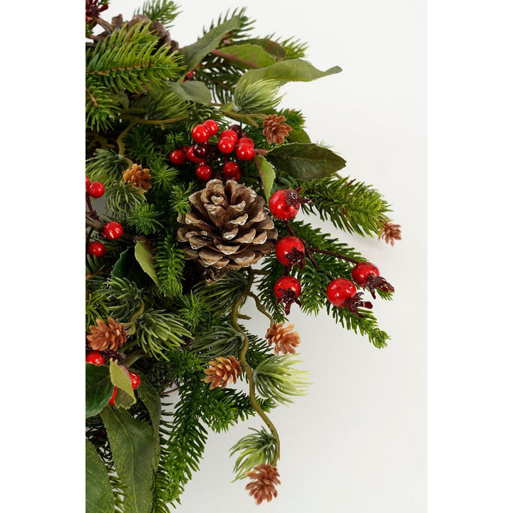 Kranz "Austin"- Weihnachtsdeko mit Tannengrün & Beeren - Ø40cm
