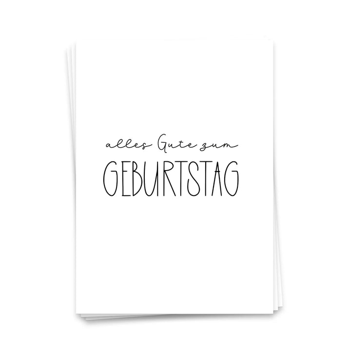 alles Gute zum Geburtstag - Postkarte 1826