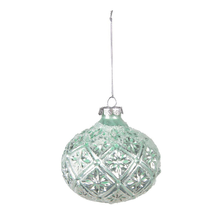 Weihnachtskugeln Ø 10x10 cm / Glas / 2er-Set