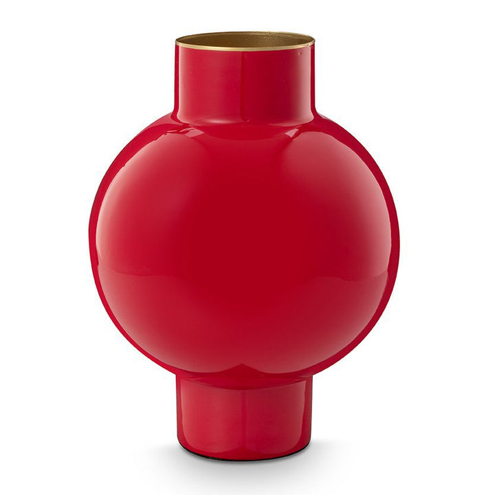Vase Metal small RED 24cm