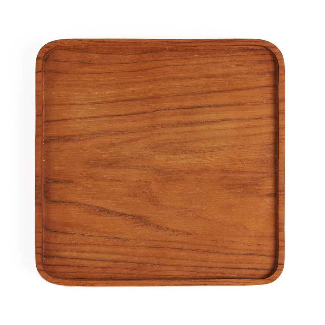TEAK SQUARE Teller S - Dekoteller 15cm