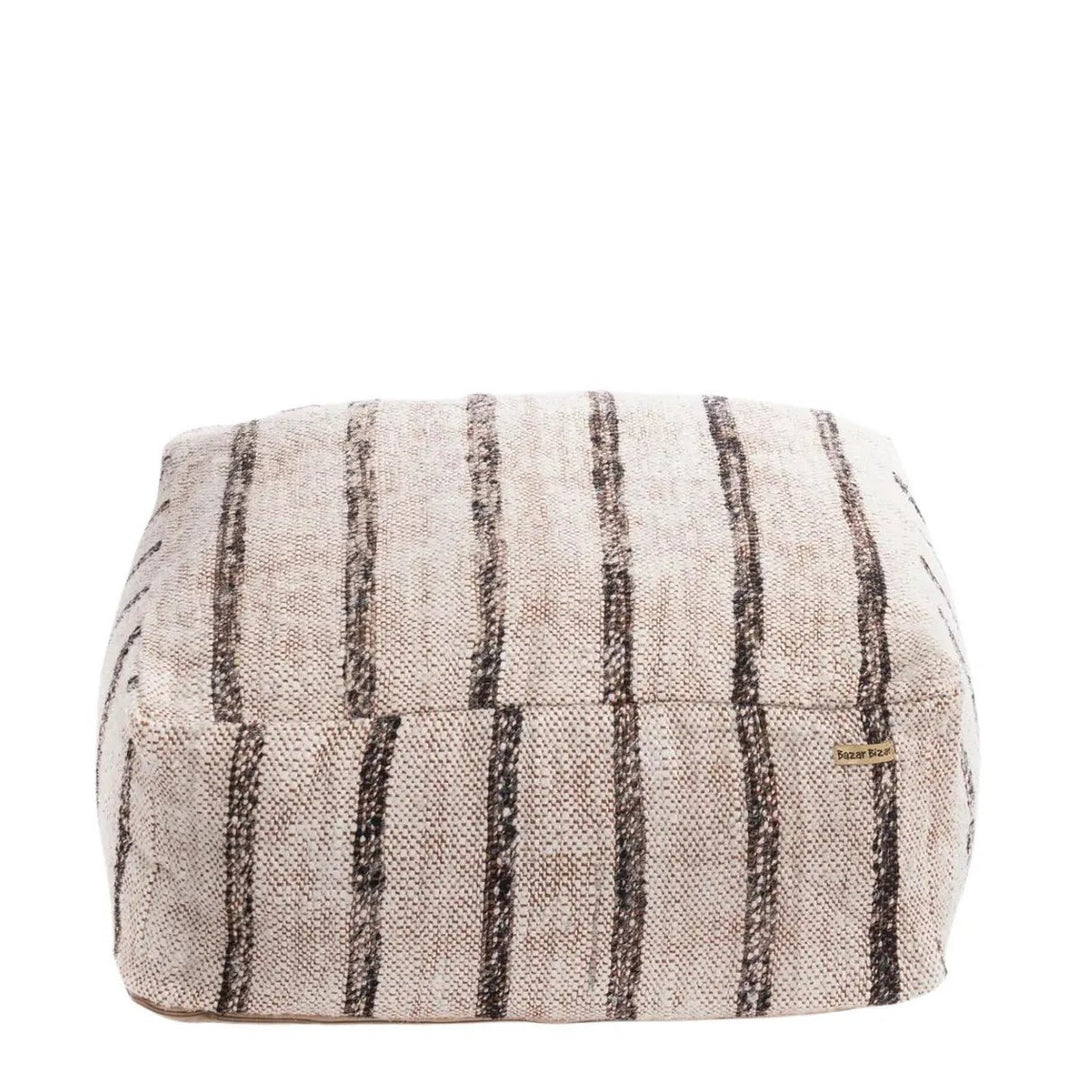 Der Oh My Gee Pouffe – Bohemian White