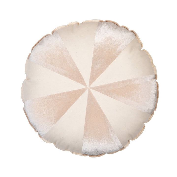 CANDY Patchwork-Kissen / Cream samtig