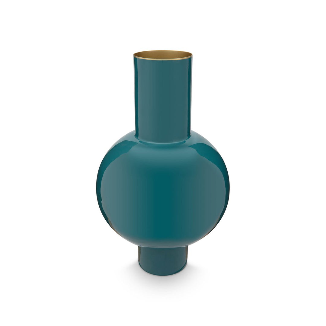Vase Metal medium DARK GREEN 40cm