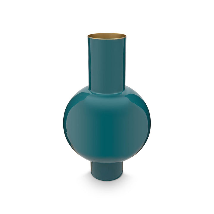 Vase Metal medium DARK GREEN 40cm