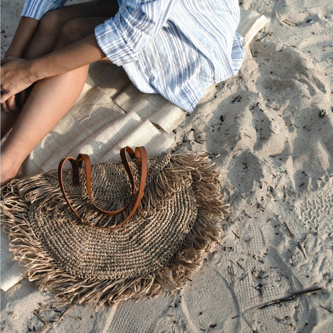 Schultertasche SUMBAWA - Strandtasche - Einkaufstasche - Boho Handtasche