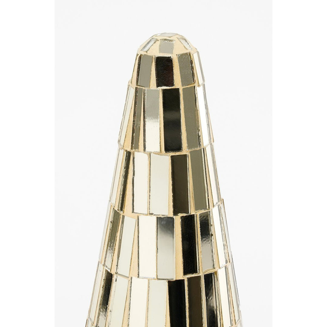 Weihnachtsbaum "Disco" – H41 x Ø18 cm – Glas – Gold