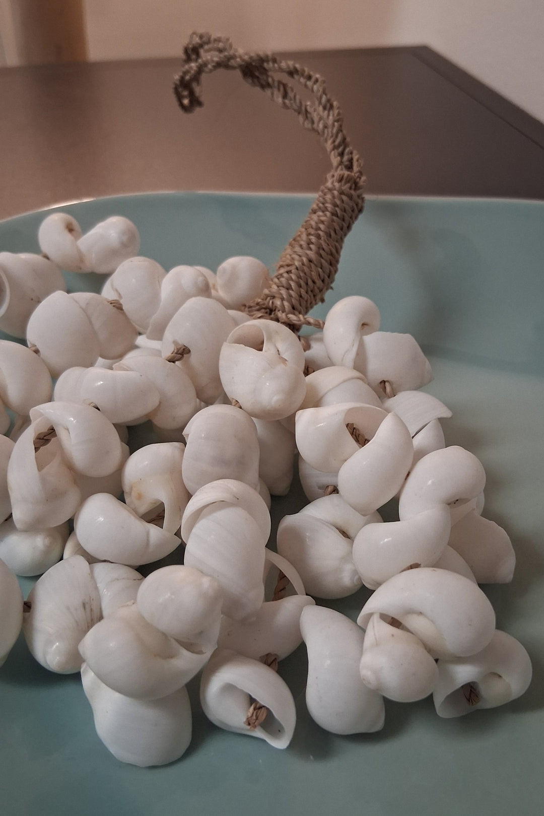 Muschelbündel - Dekoanhänger - Vorhangquaste - natürliche weiße Muschel Stränge