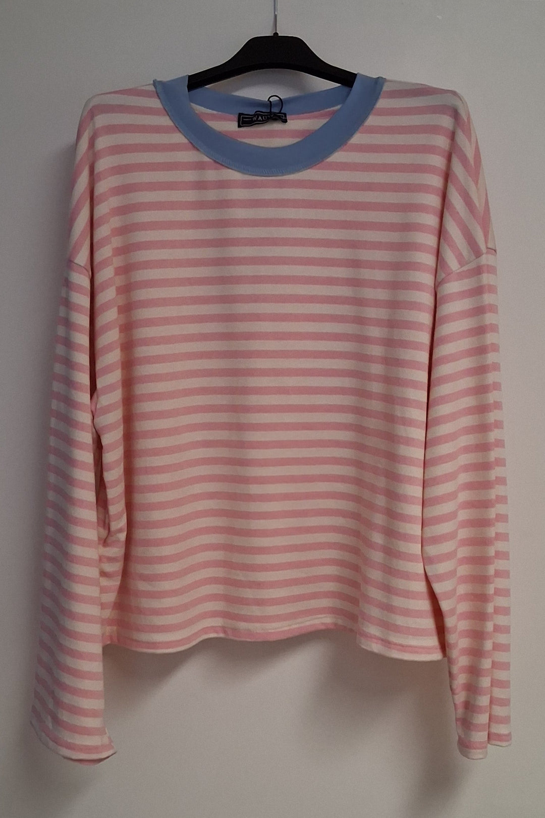 Sweatshirt - leichter Pulli - Shirt mit Streifen - 2 Varianten