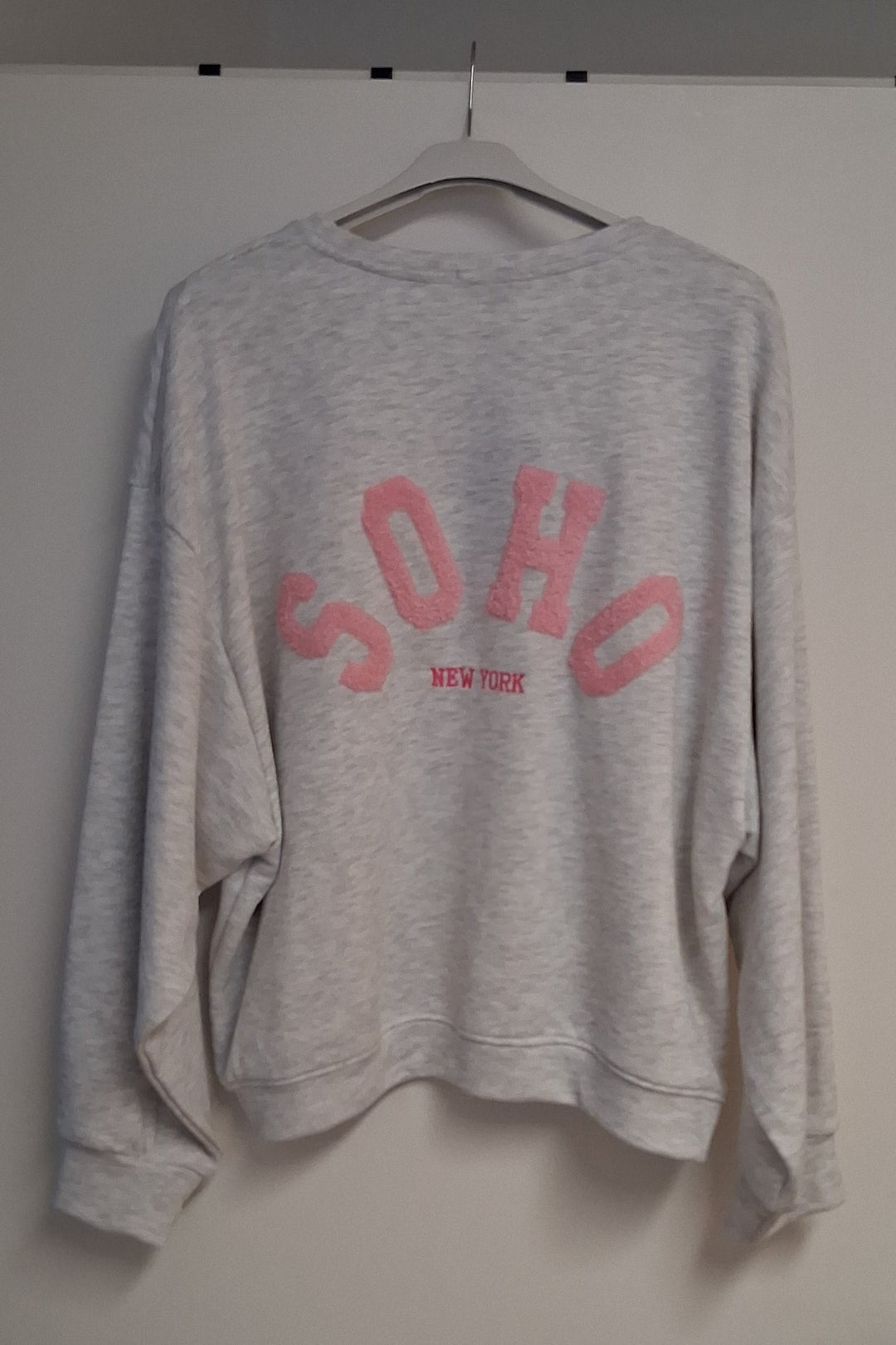Sweatshirt SOHO New York - leichter Pulli - Shirt mit Frottee-Stickerei