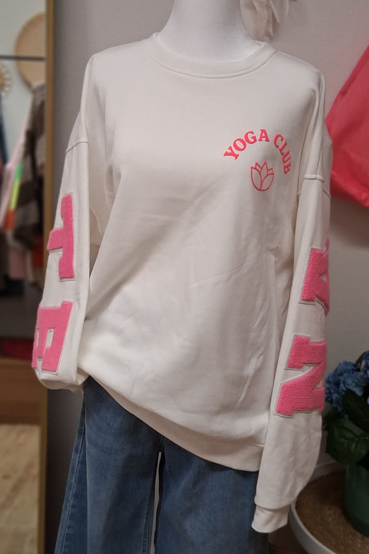 Pullover YOGA CLUB / NAMASTE - Oversize Sweatshirt - div. Farben