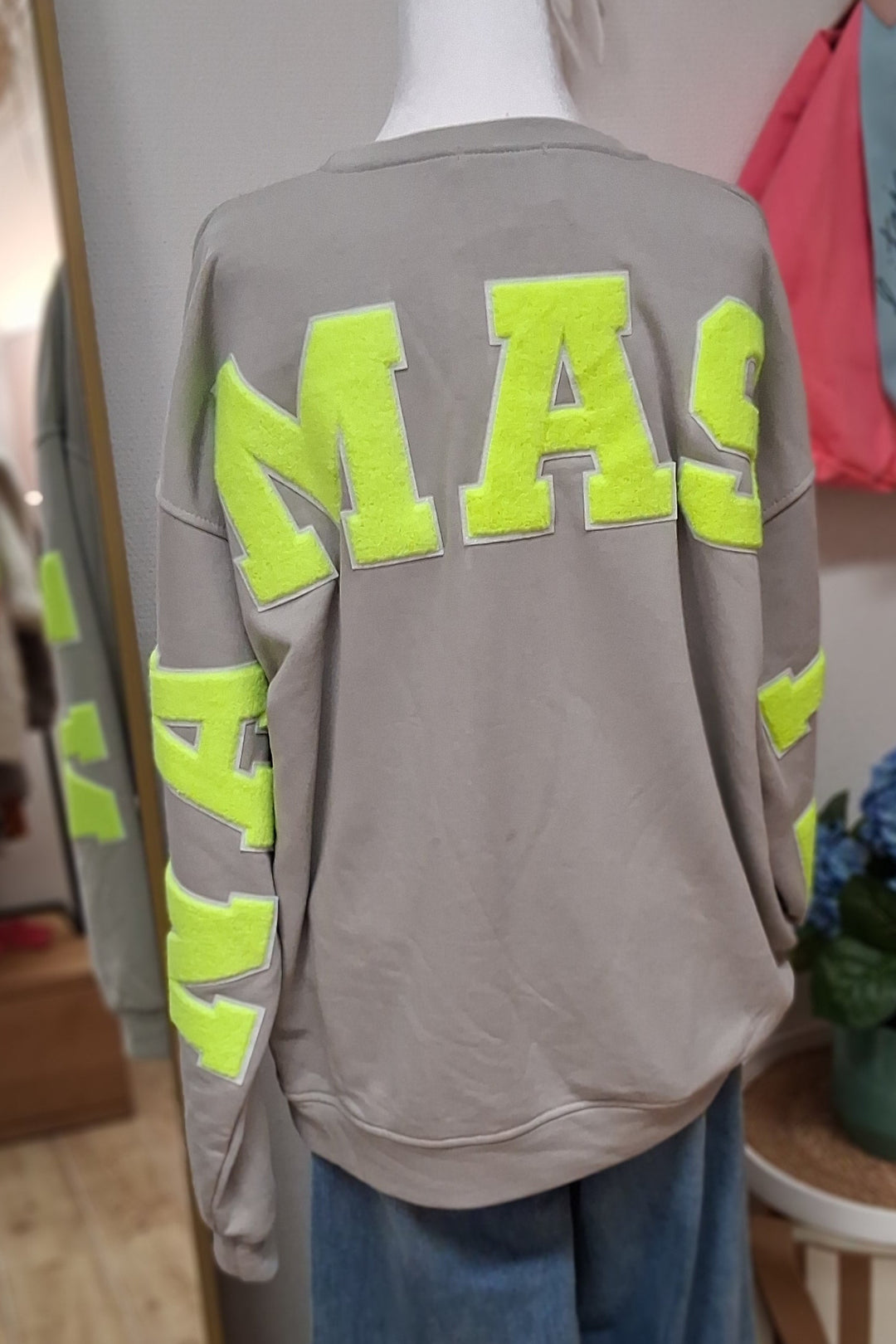 Pullover YOGA CLUB / NAMASTE - Oversize Sweatshirt - div. Farben