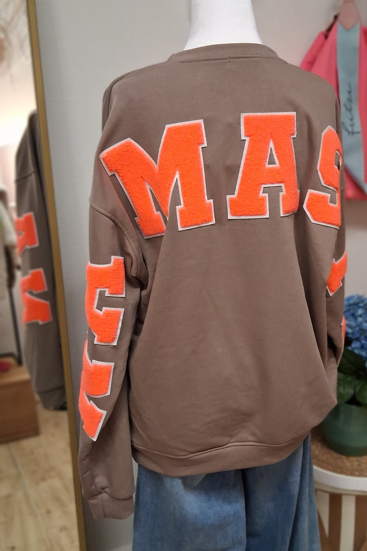 Pullover YOGA CLUB / NAMASTE - Oversize Sweatshirt - div. Farben