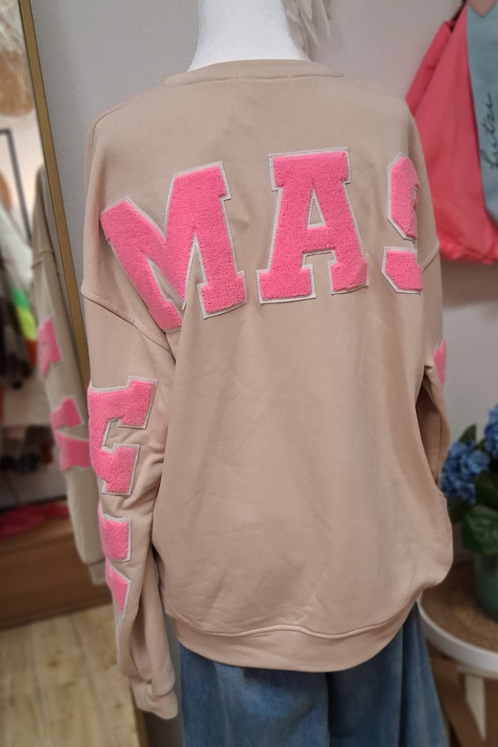 Pullover YOGA CLUB / NAMASTE - Oversize Sweatshirt - div. Farben