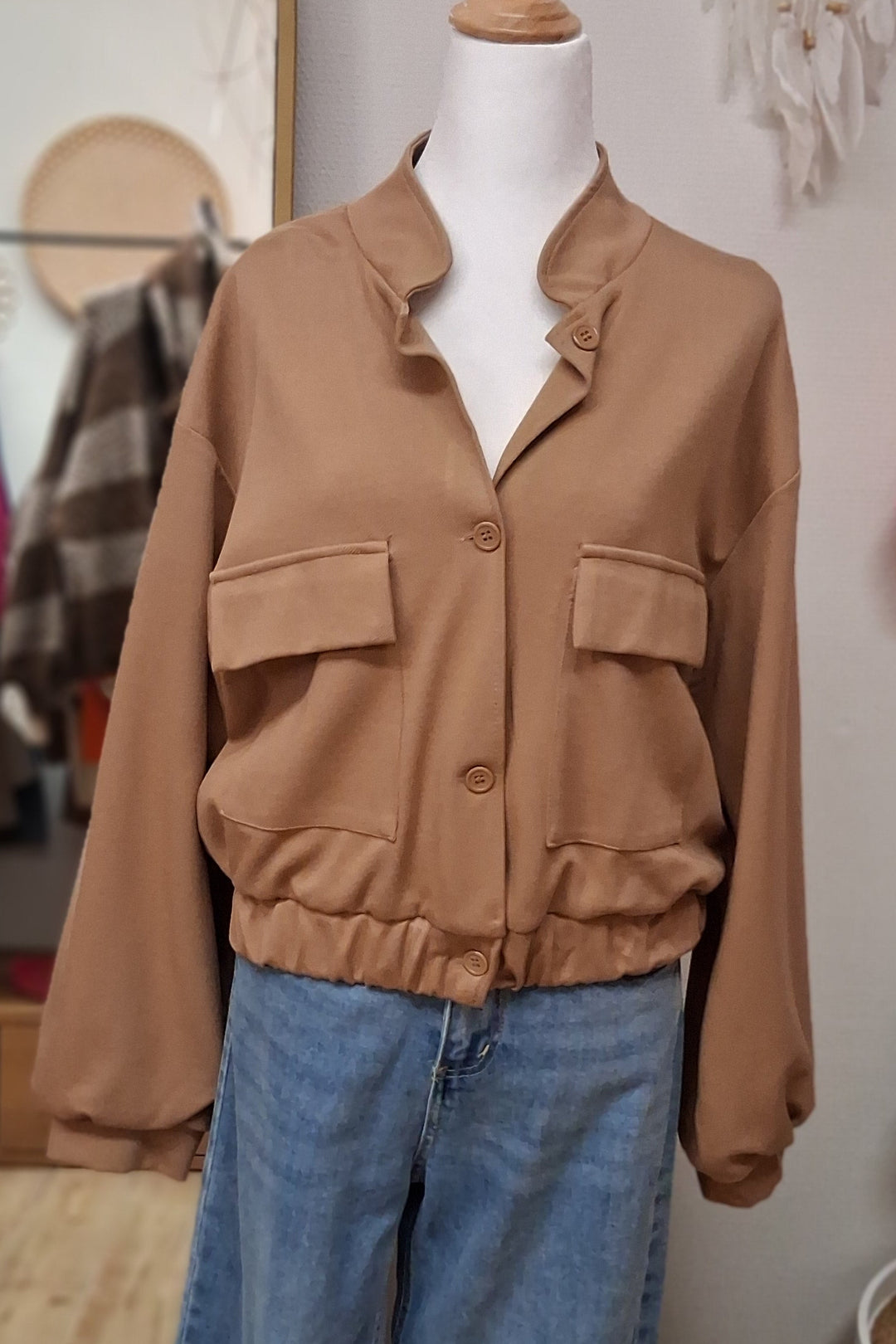 Jacke hellbraun L/XL