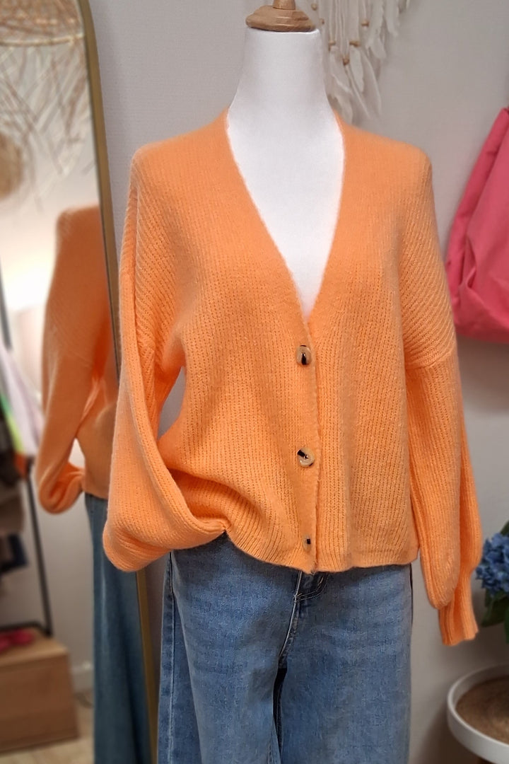 Cardigan - Strickjacke - 2 Farben