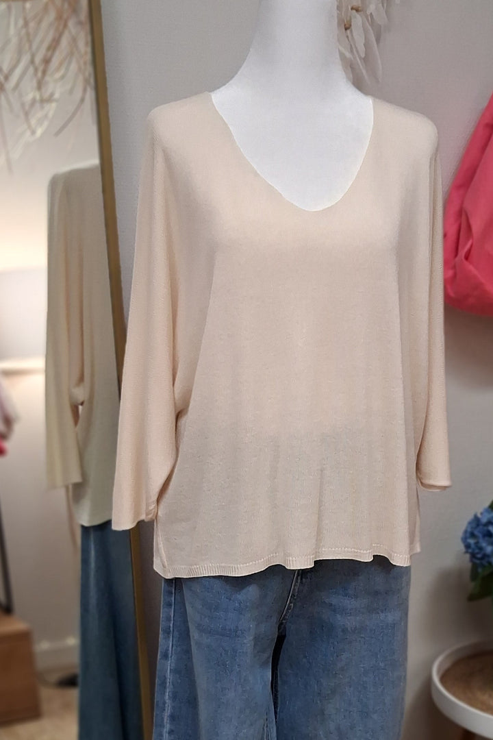 Shirt - Feinstrick Pulli - 3 Farben